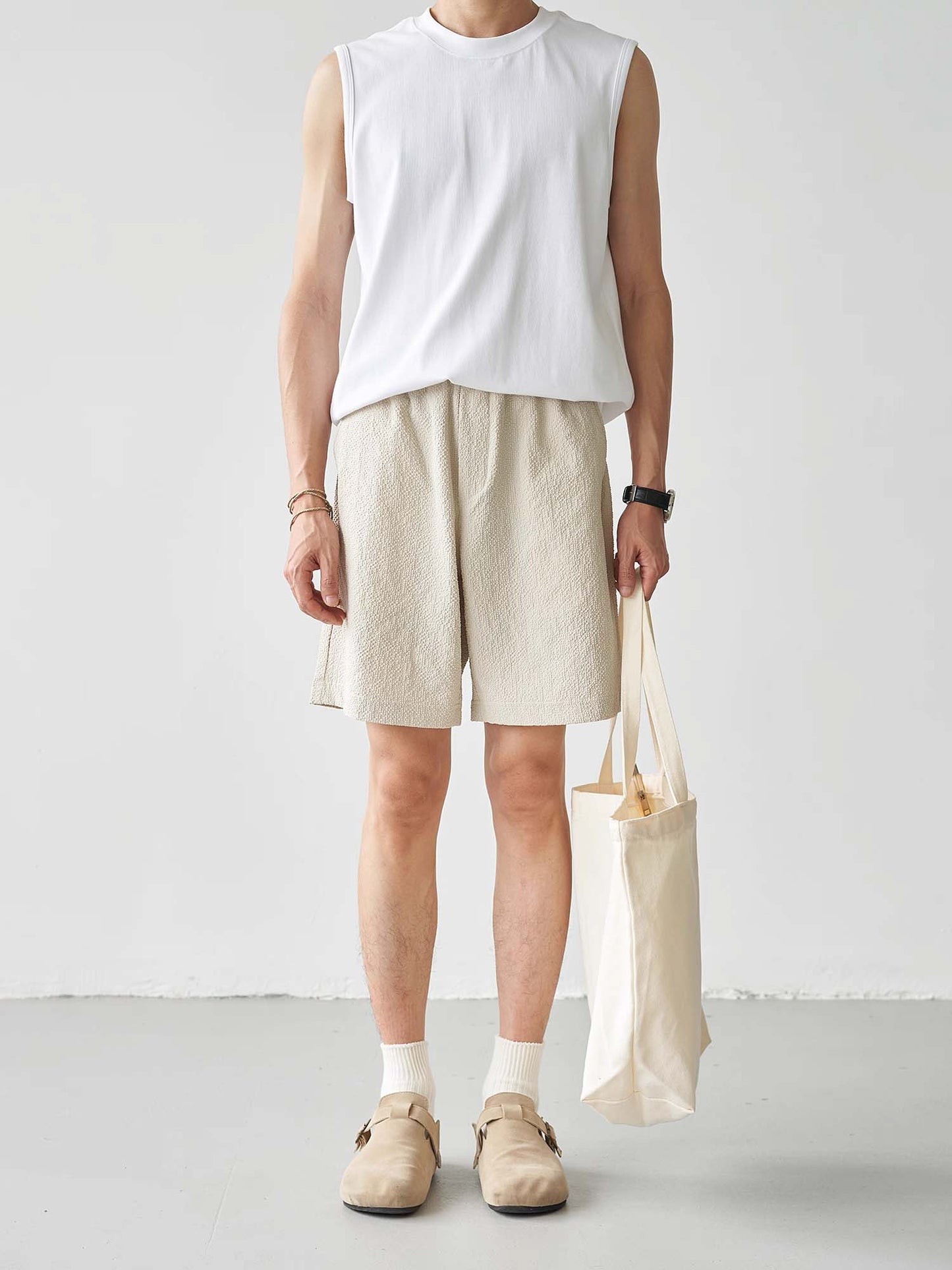 763 Sloane Textured Shorts