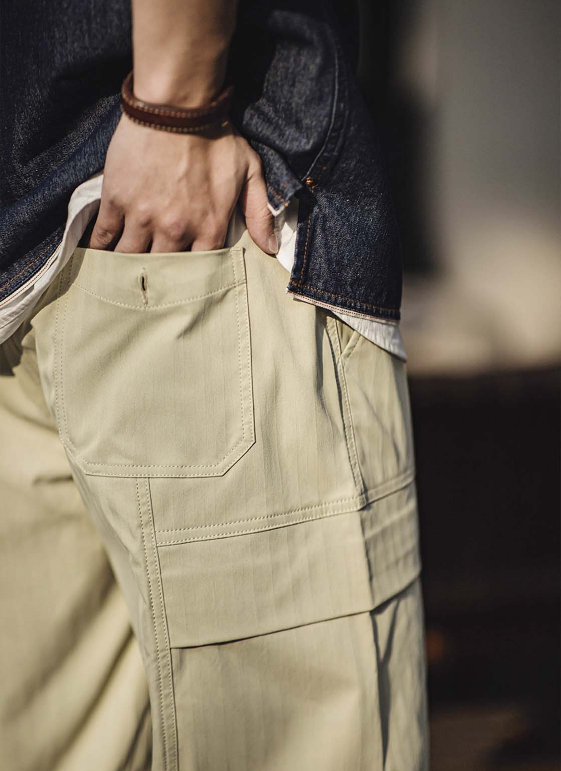 591 Chou Casual Cargo Trousers