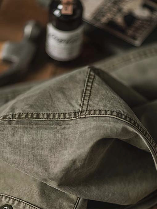 328 Anjo Washed Workwear Trousers