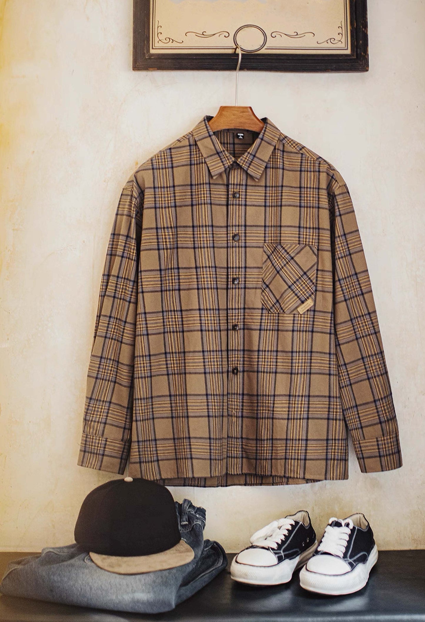 762 Lex Casual Plaid Shirt