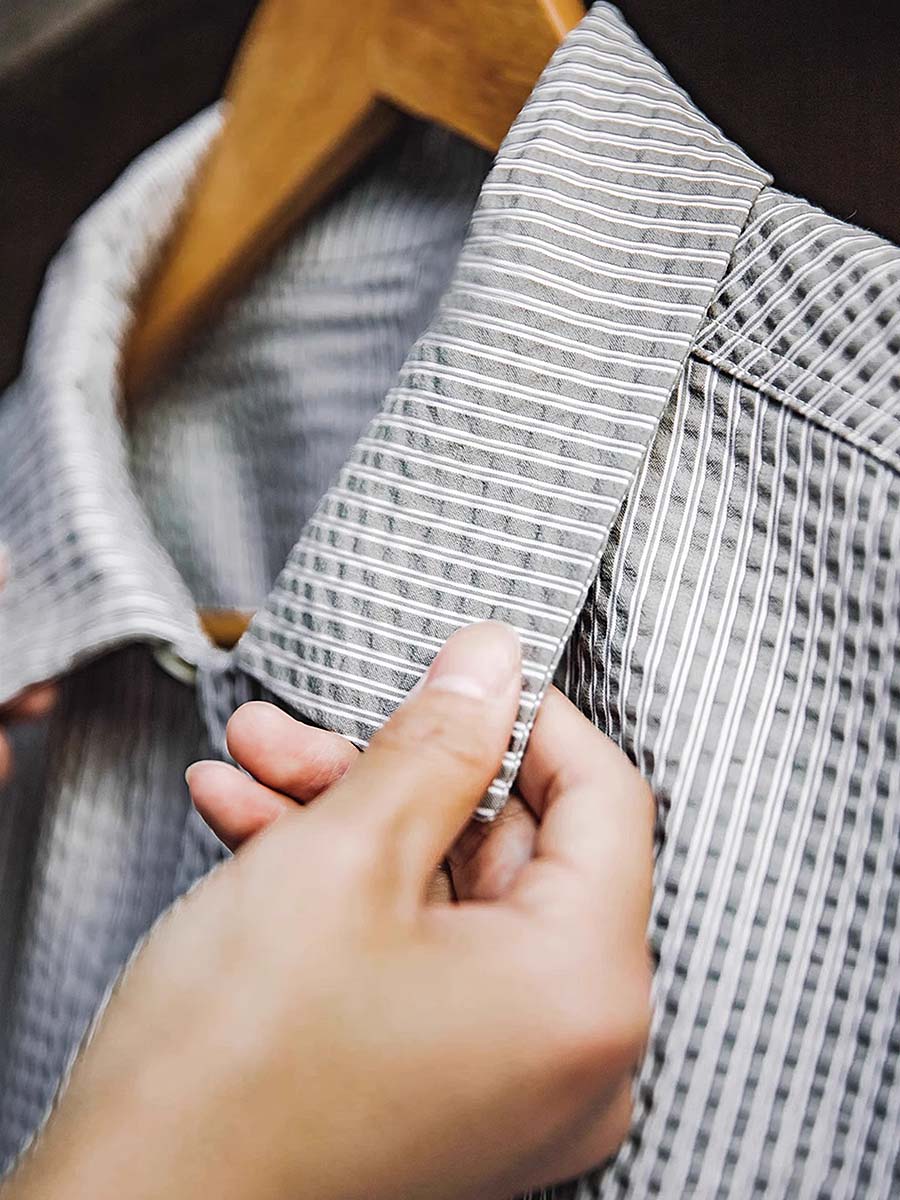 560 Yaro Seersucker Short-Sleeve Shirt