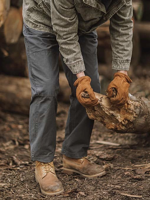 328 Anjo Washed Workwear Trousers