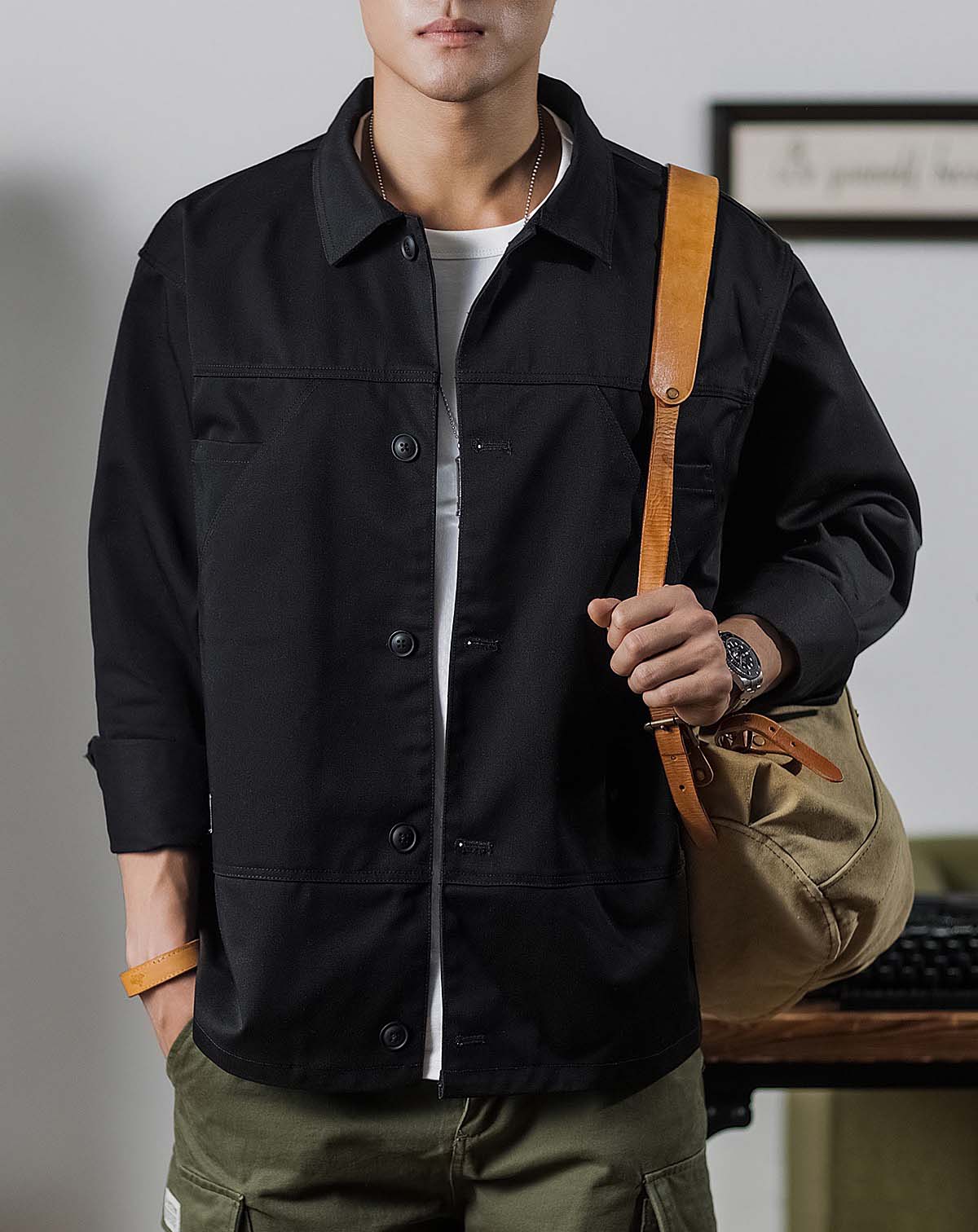 572 Hori Workwear Utilitarian Jacket