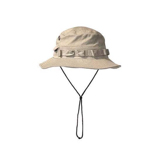 028 Webbing Trimmed Bucket Hat