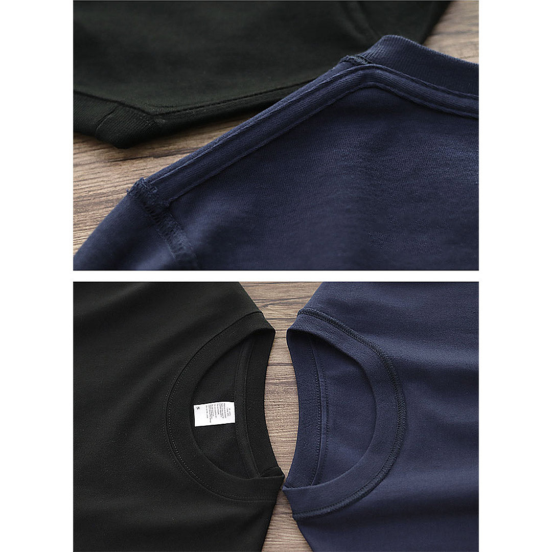 260G Basic Plain Long Sleeve Tee