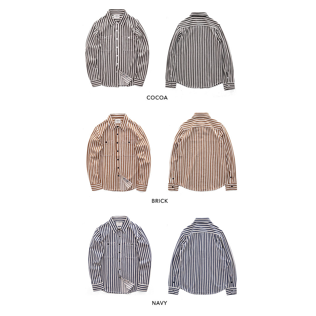 146 Akimeji Striped Shirt