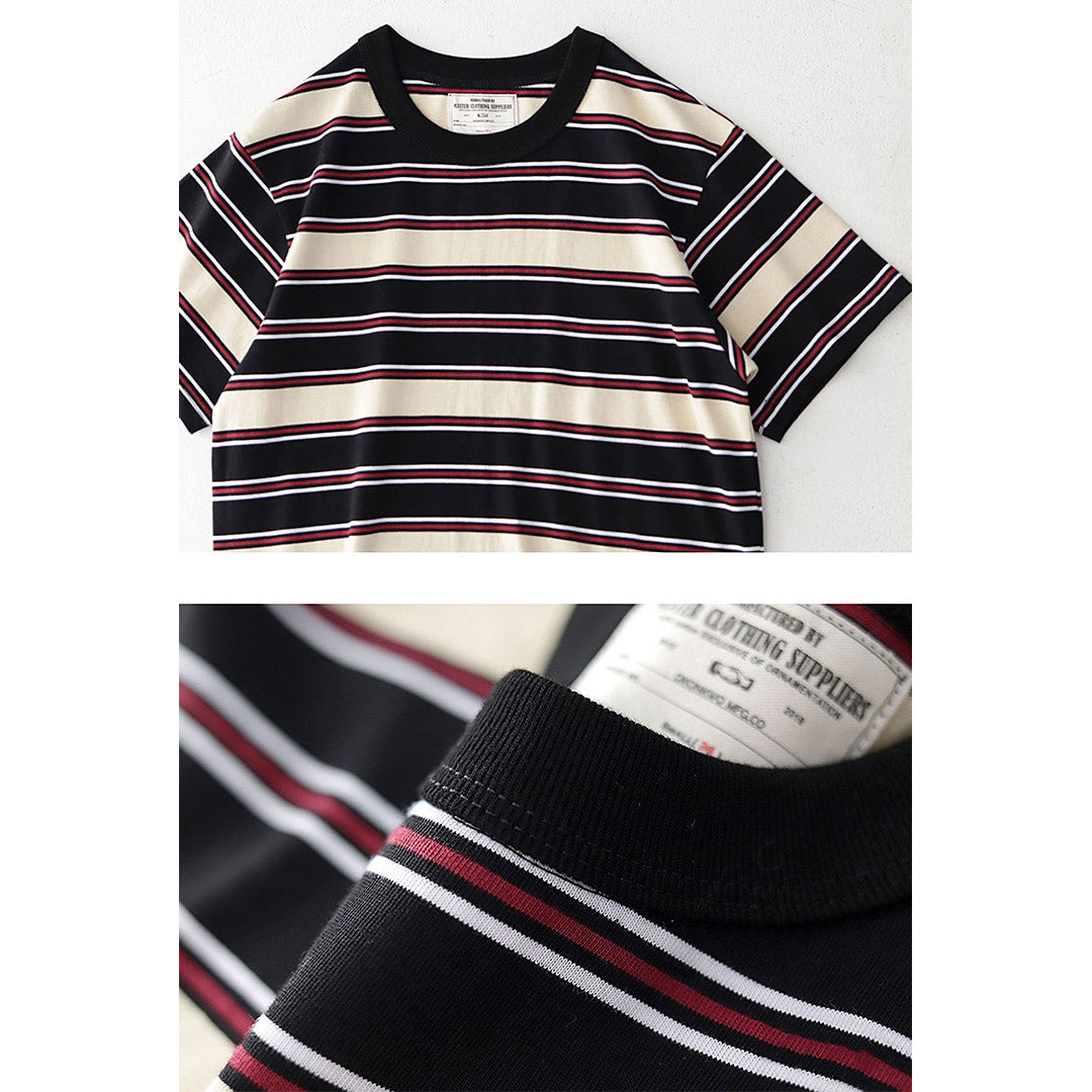 230G Basic Double-Striped Tee