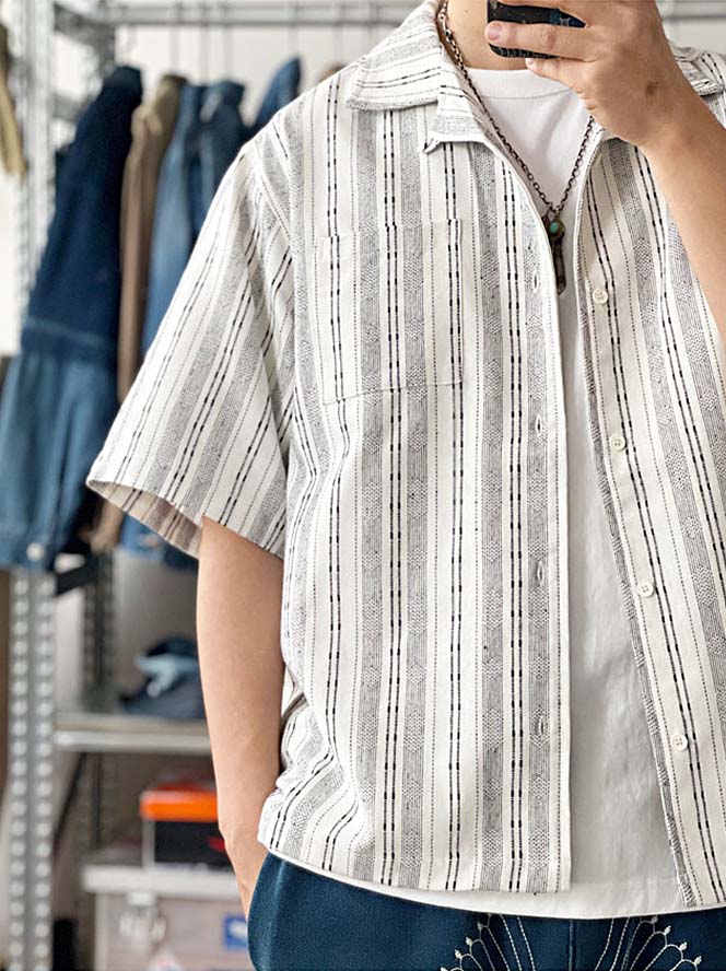 126 Yoko Casual Pinstriped Shirt