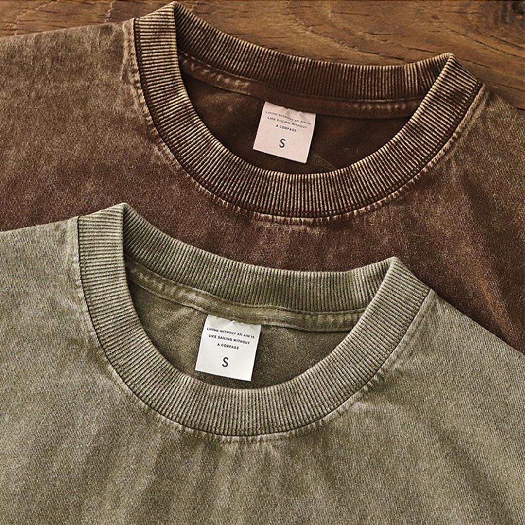 260G Vintage Washed Long Sleeve Tee