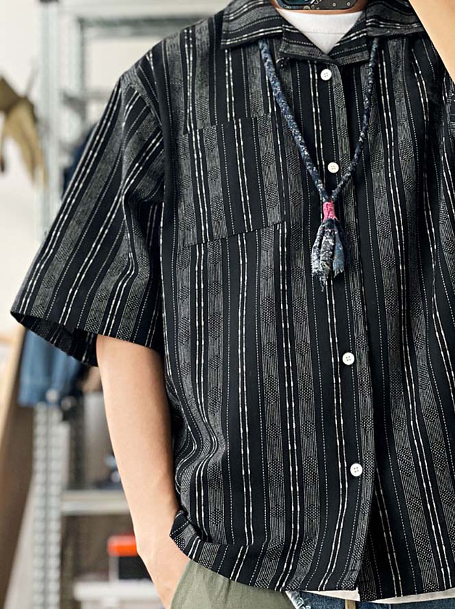 126 Yoko Casual Pinstriped Shirt