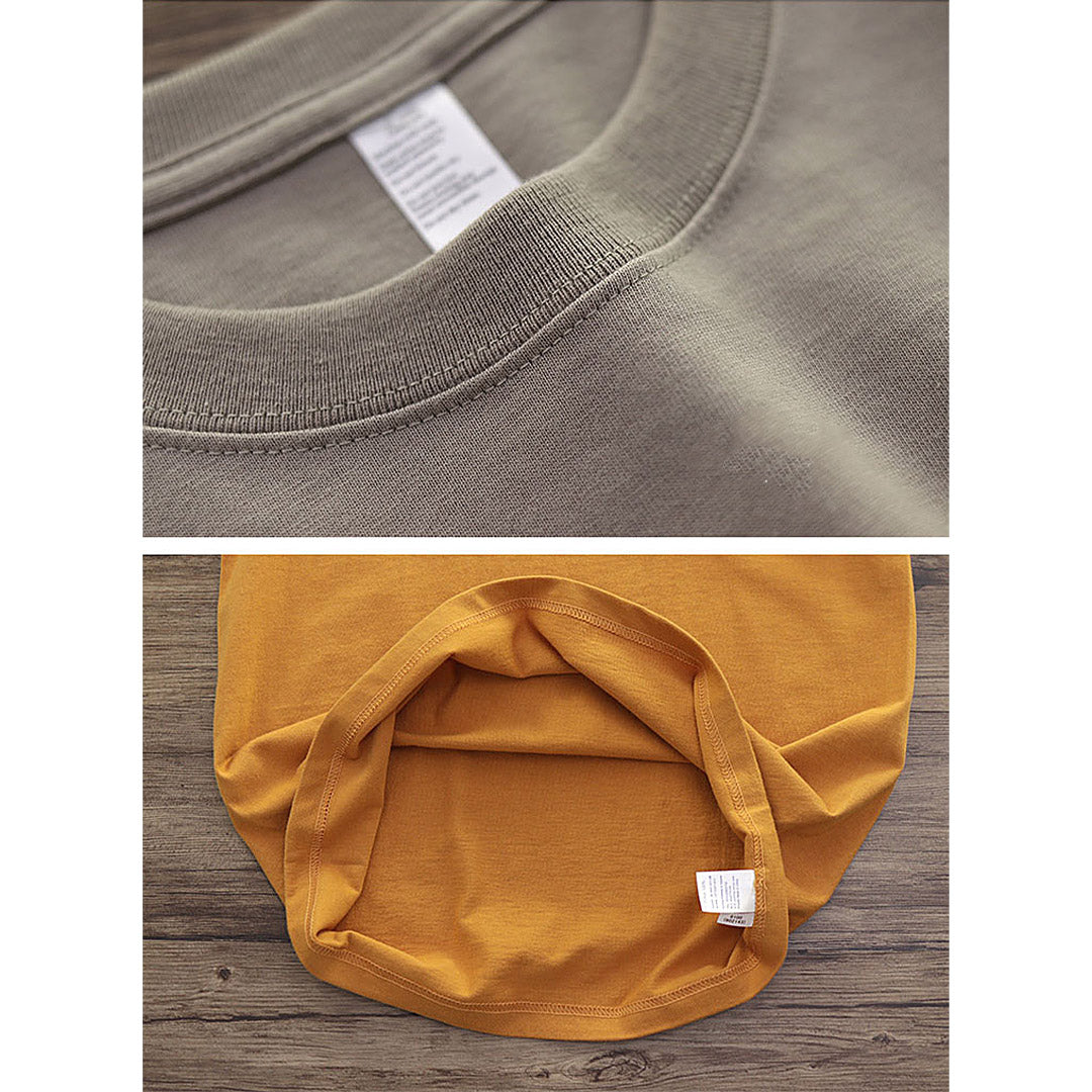260G Basic Plain Long Sleeve Tee