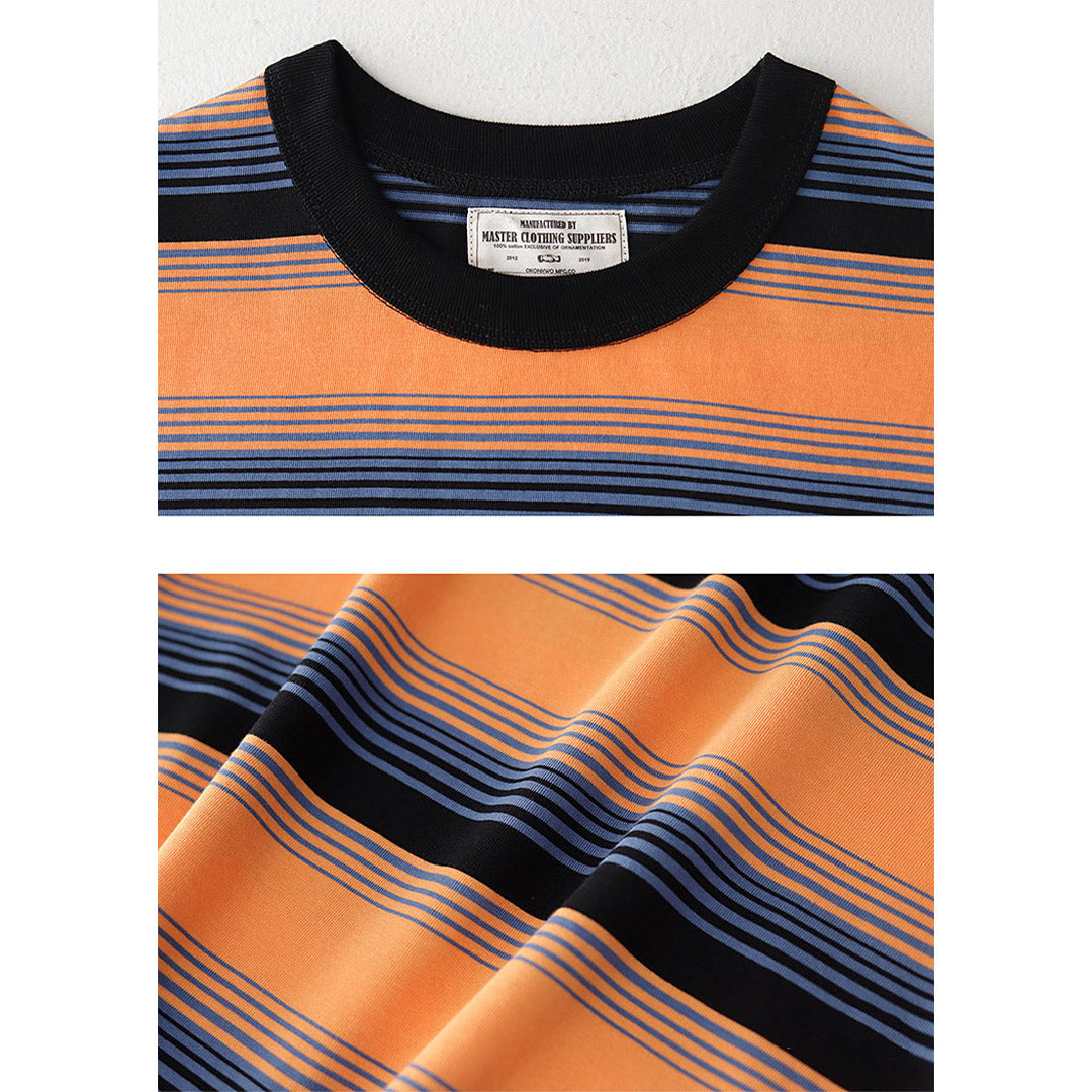 230G Basic Double-Striped Tee
