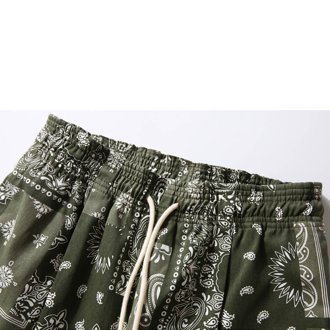 146 Bandana Printed Shorts