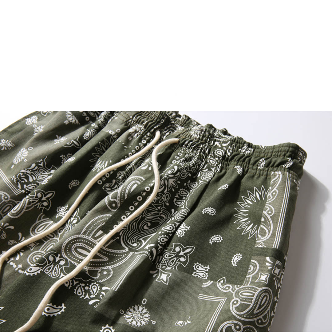146 Bandana Printed Shorts
