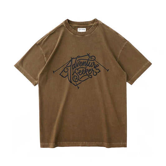 260G "Adventure Seeker" Printed Tee