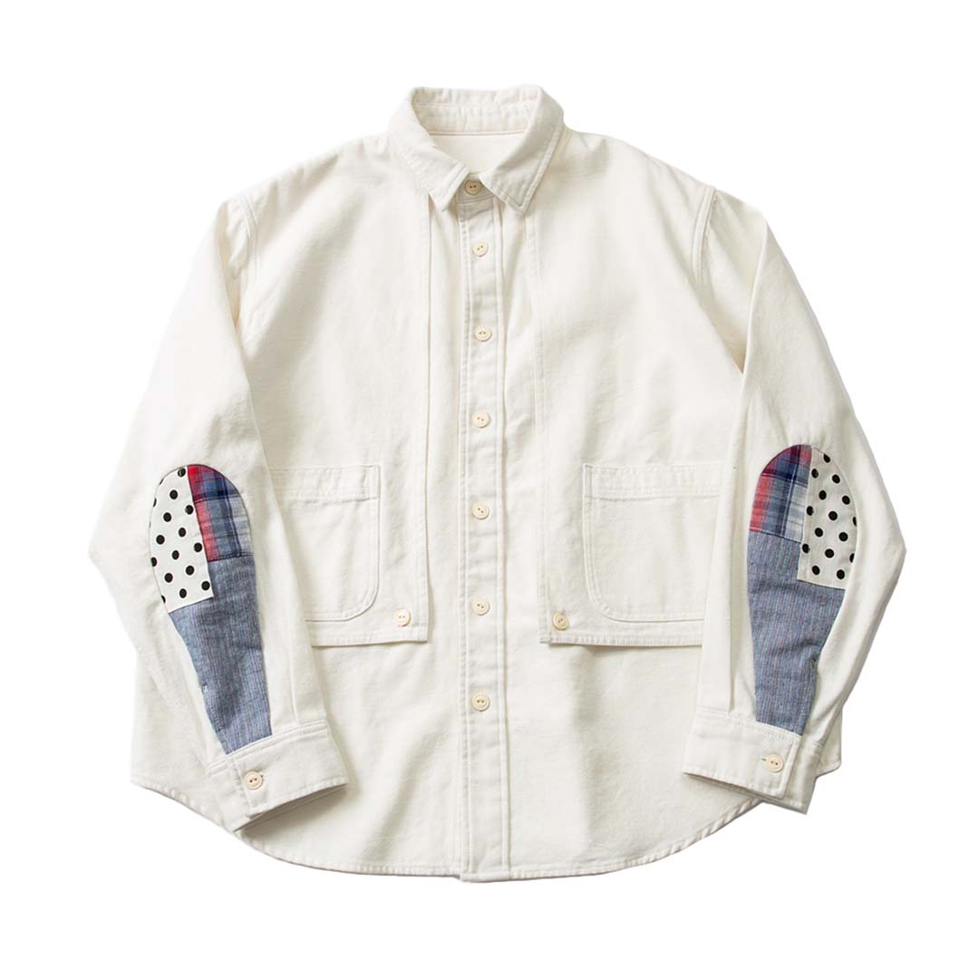 154 Kuri Elbow Patchwork Shirt