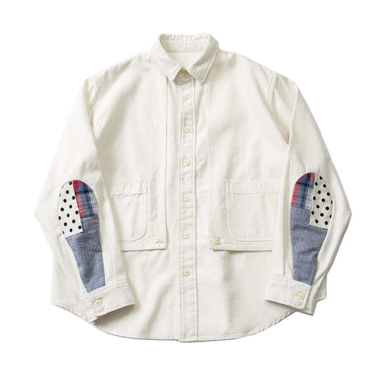 154 Kuri Elbow Patchwork Shirt