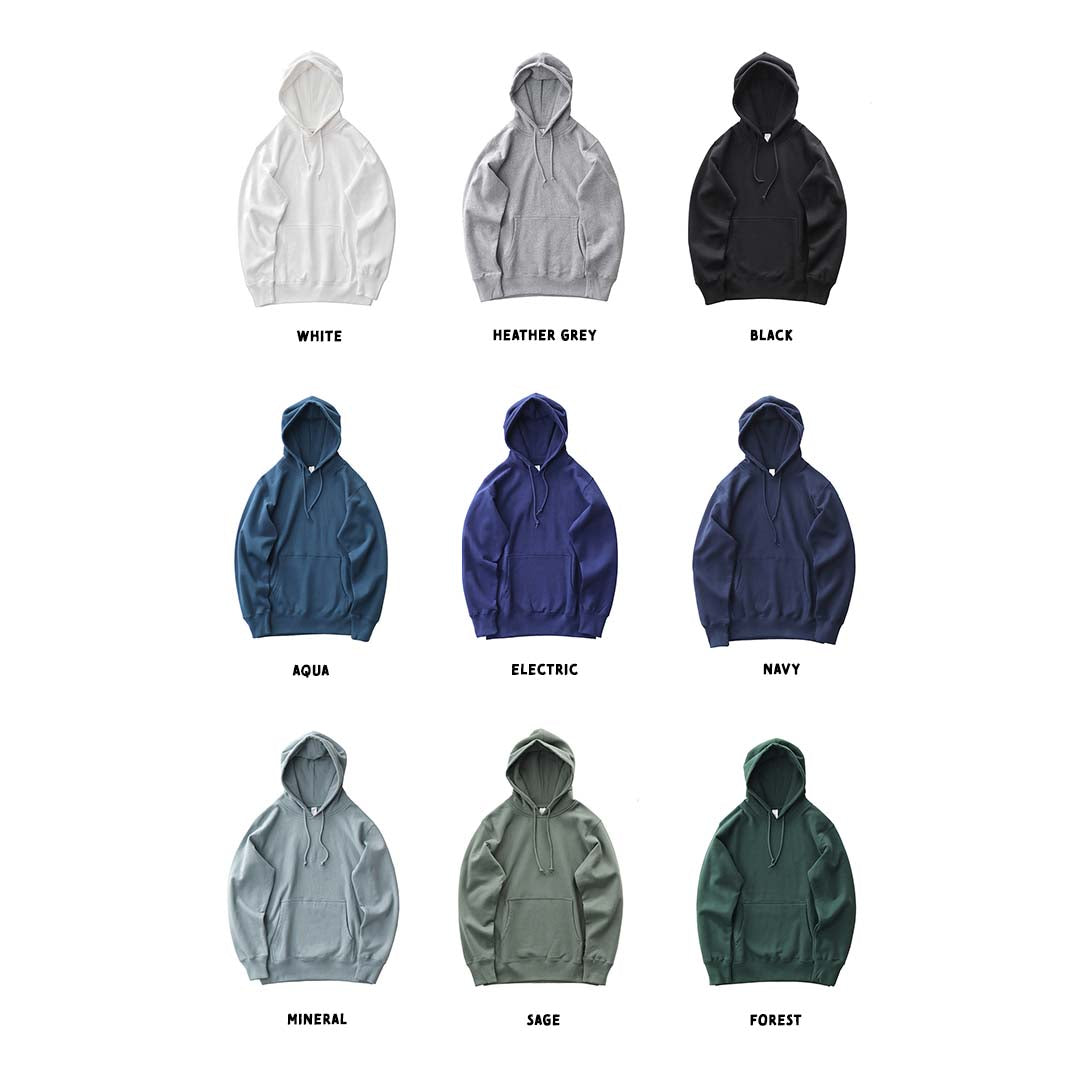 460G Basic Reverse Weave Hoodie