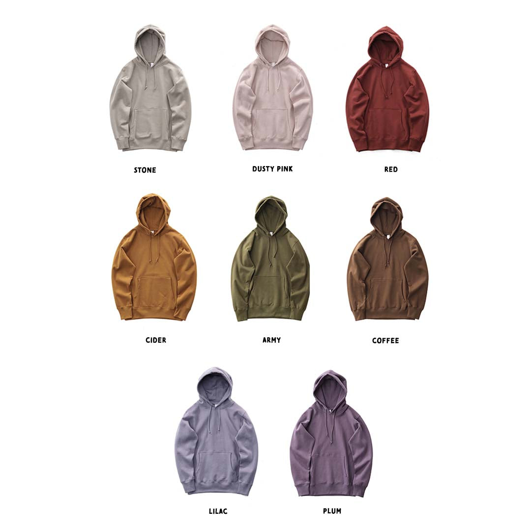 460G Basic Reverse Weave Hoodie