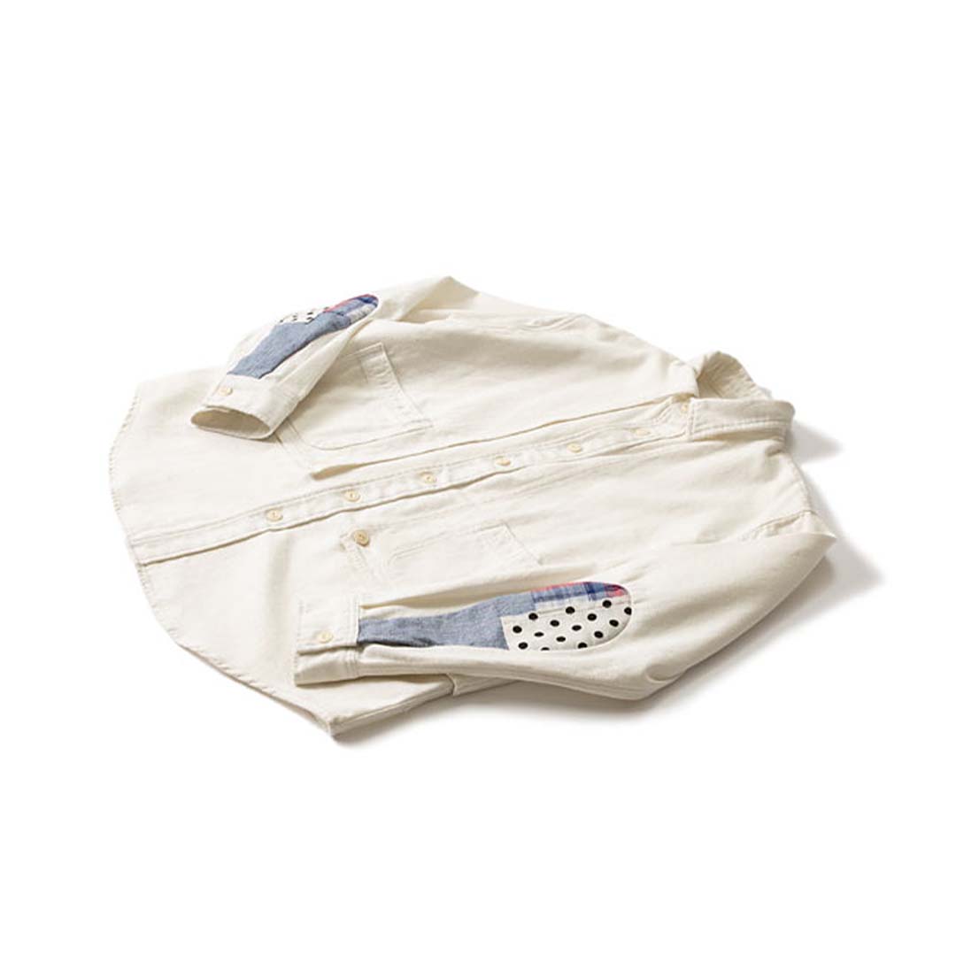 154 Kuri Elbow Patchwork Shirt