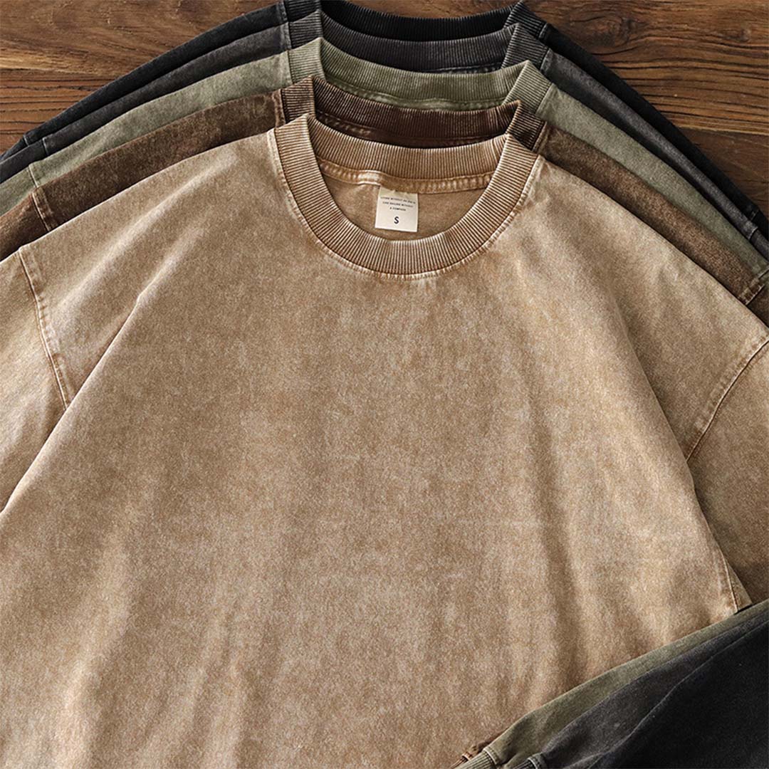 260G Vintage Washed Long Sleeve Tee