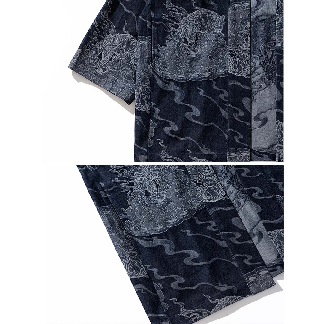 522 Boro Kimono Cardigan