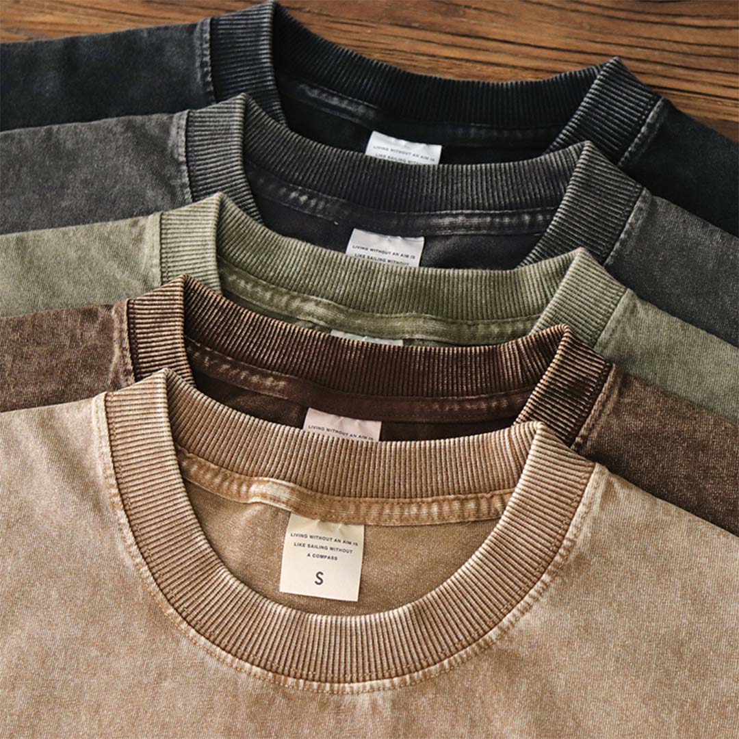 260G Vintage Washed Long Sleeve Tee