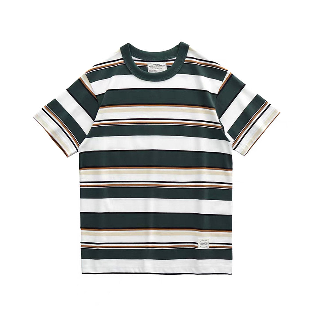 230G Basic Double-Striped Tee