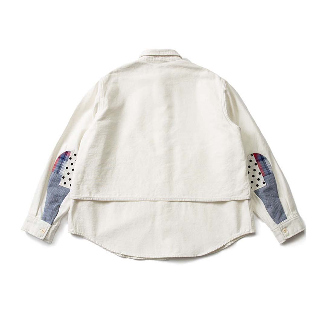 154 Kuri Elbow Patchwork Shirt