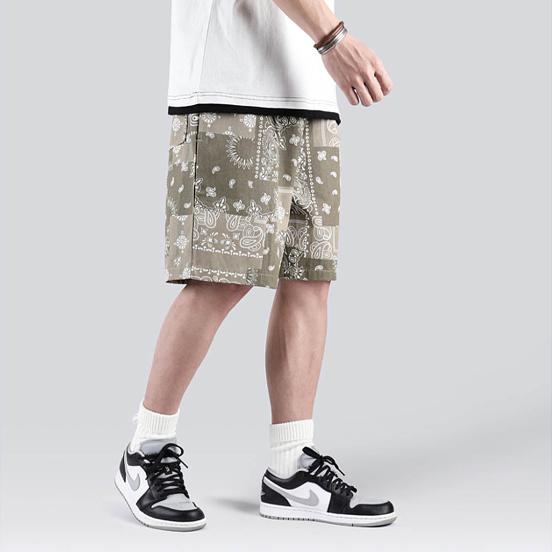146 Bandana Printed Shorts