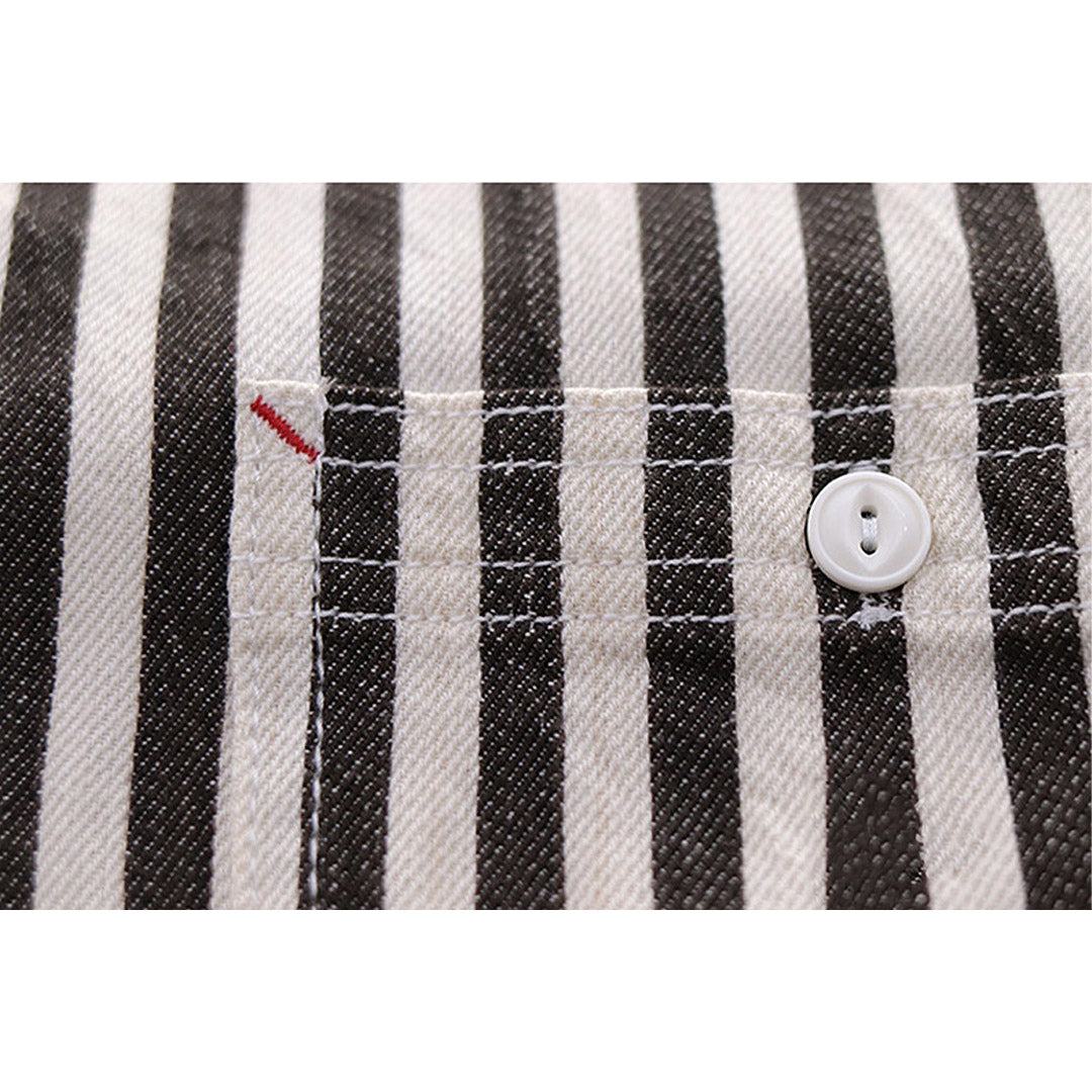 146 Akimeji Striped Shirt