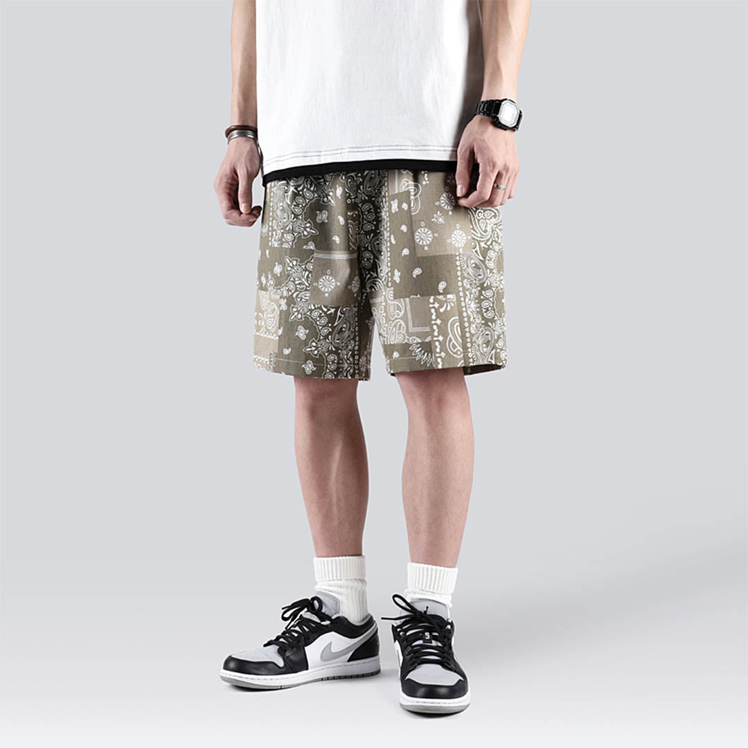 146 Bandana Printed Shorts