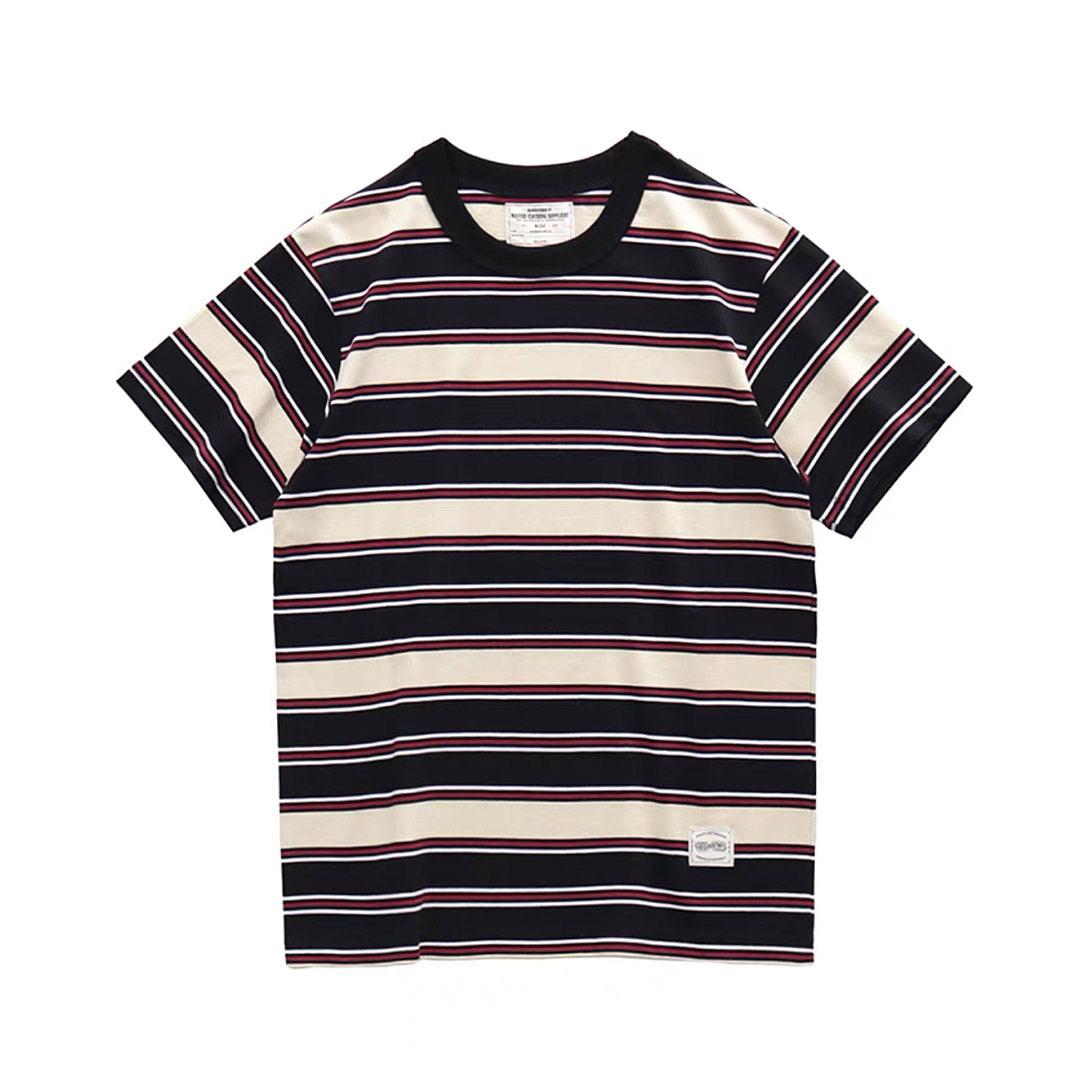 230G Basic Double-Striped Tee