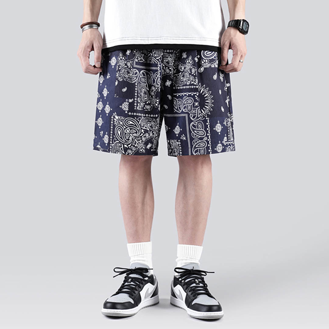 146 Bandana Printed Shorts