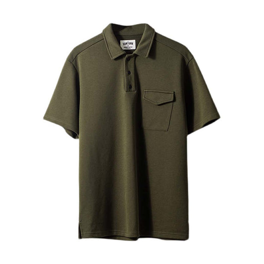 207 Yoko Waffle Polo Tee V.2