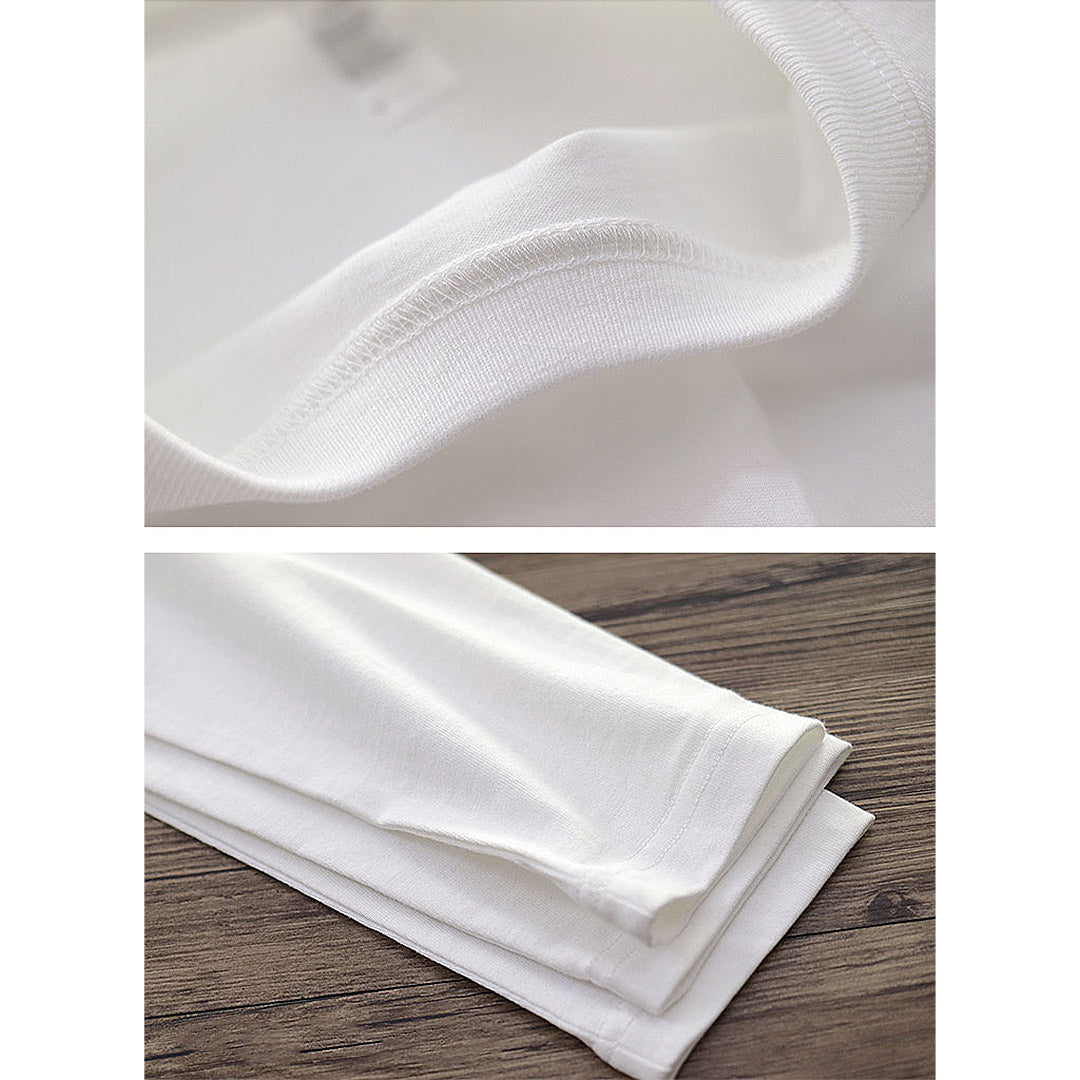 260G Basic Plain Long Sleeve Tee