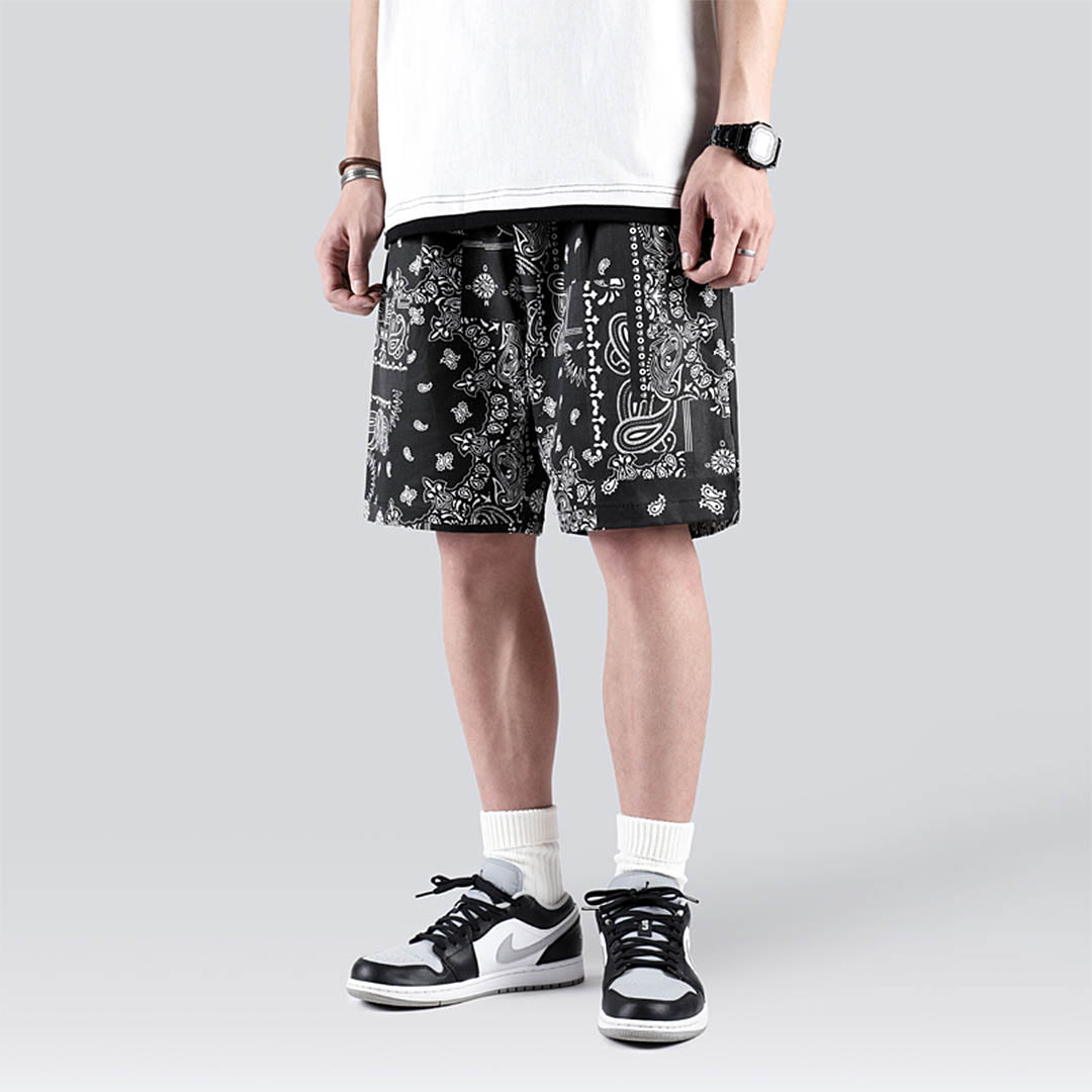 146 Bandana Printed Shorts