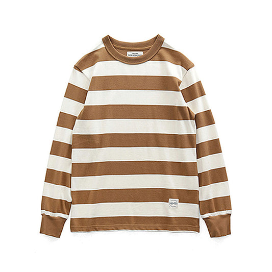280G Striped Long Sleeve Tee