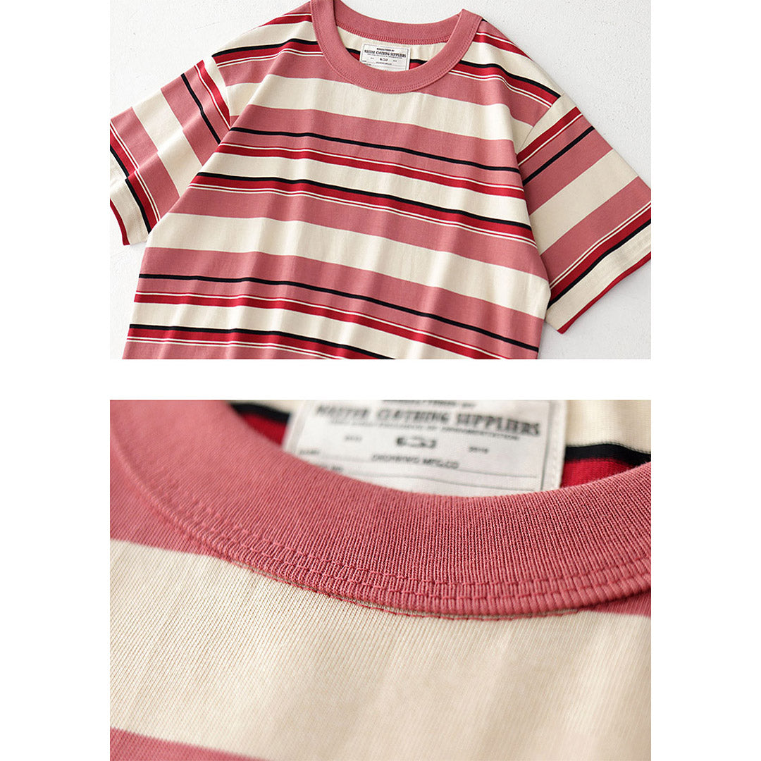 230G Basic Double-Striped Tee