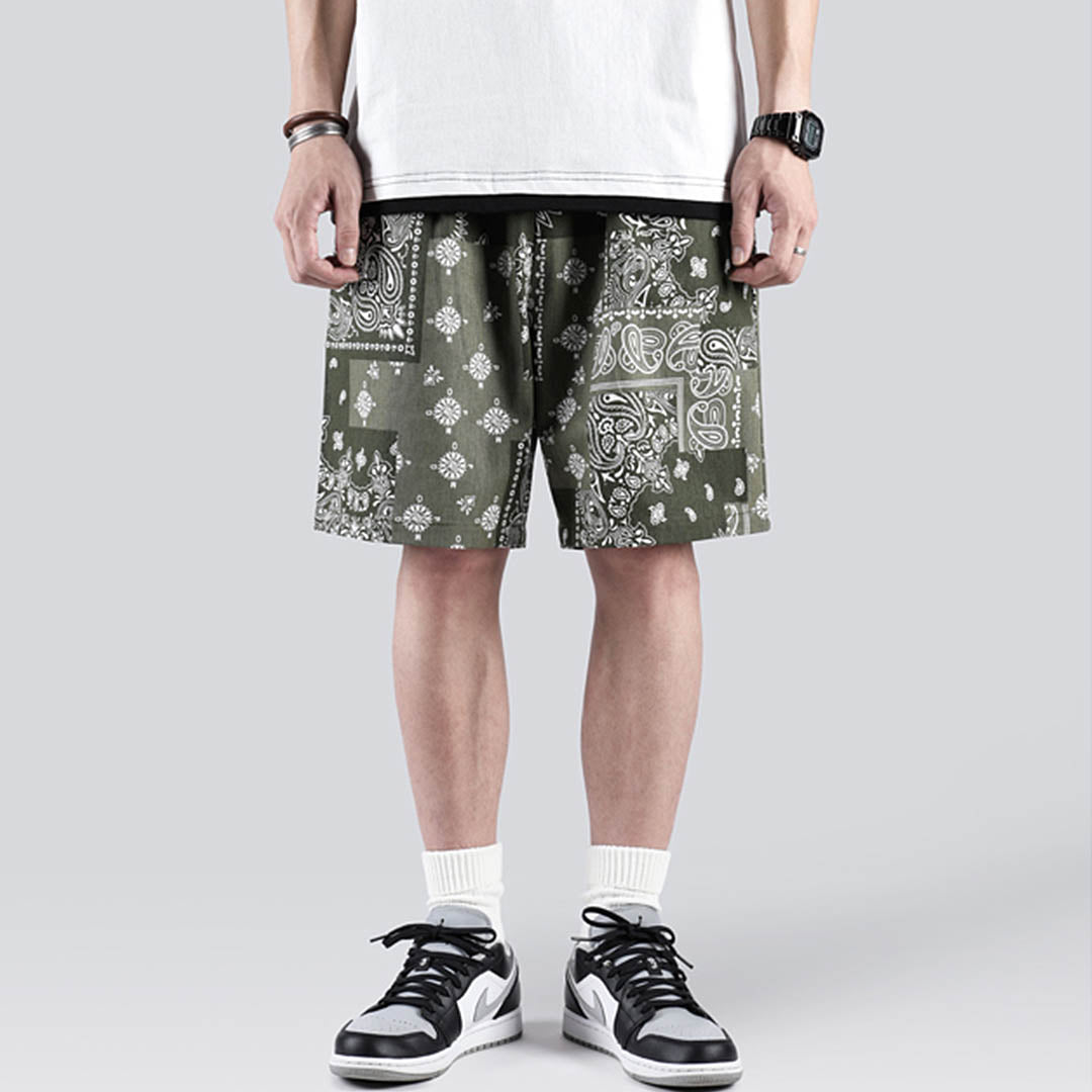 146 Bandana Printed Shorts