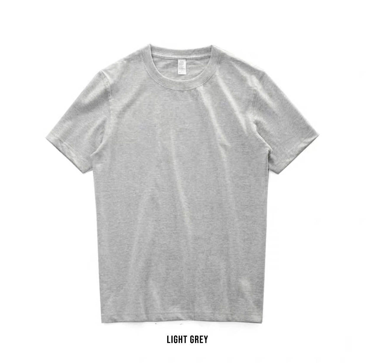 260G Basic Plain Tee (Neutrals)
