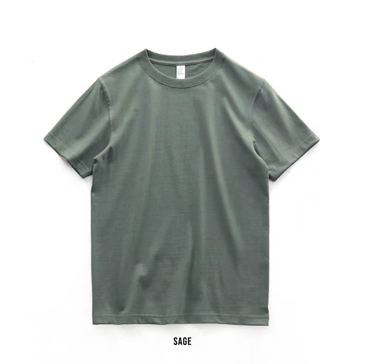 260G Basic Plain Tee (Neutrals)