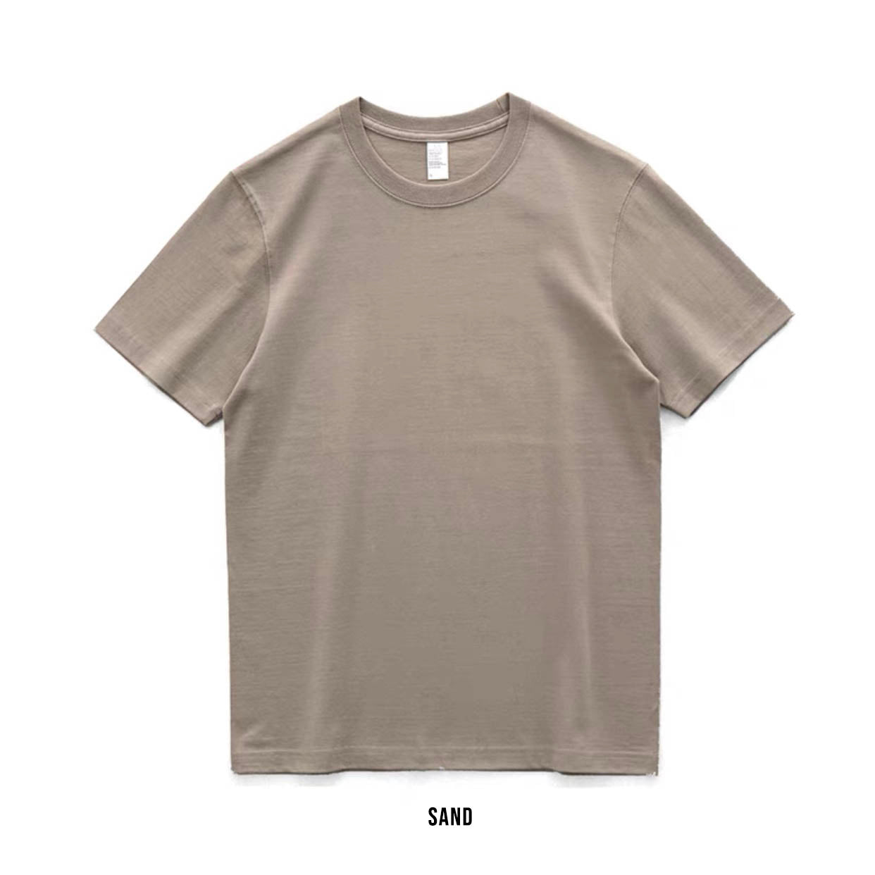 260G Basic Plain Tee (Neutrals)