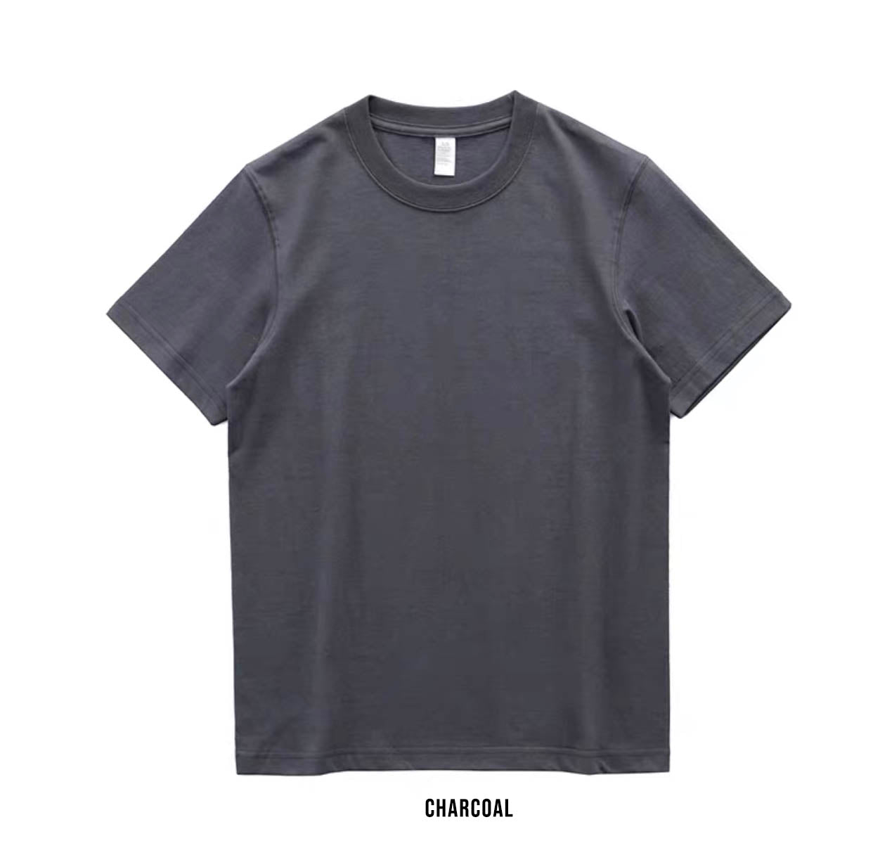 260G Basic Plain Tee (Neutrals)