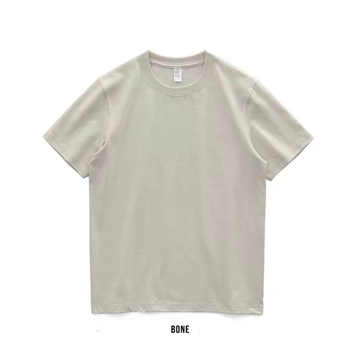 260G Basic Plain Tee (Neutrals)