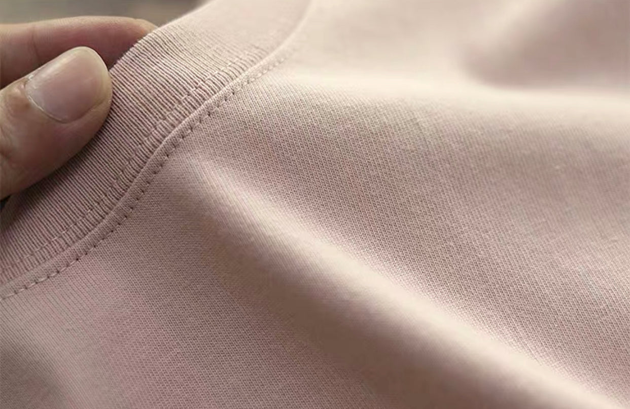 260G Basic Plain Tee (Neutrals)