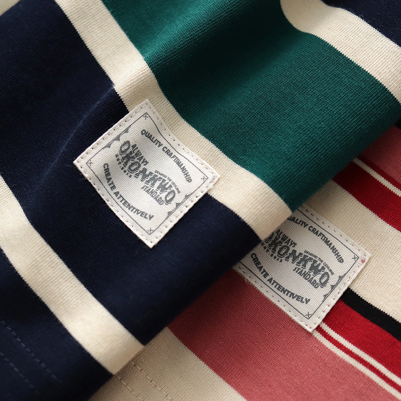 230G Basic Double-Striped Tee