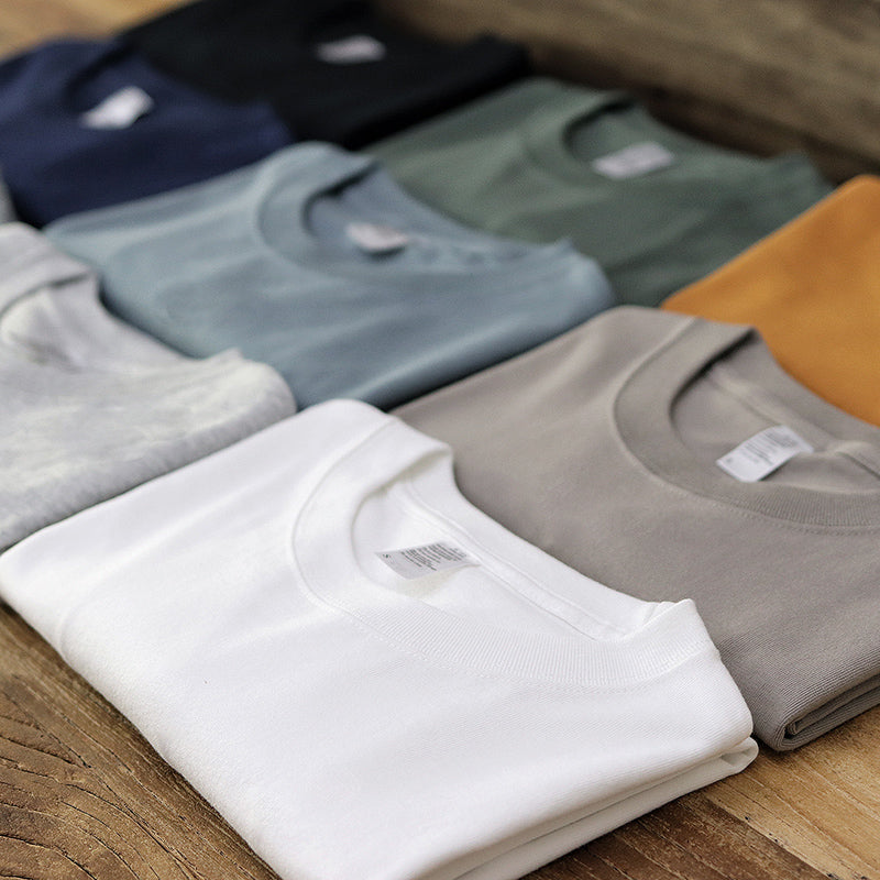 260G Basic Plain Long Sleeve Tee