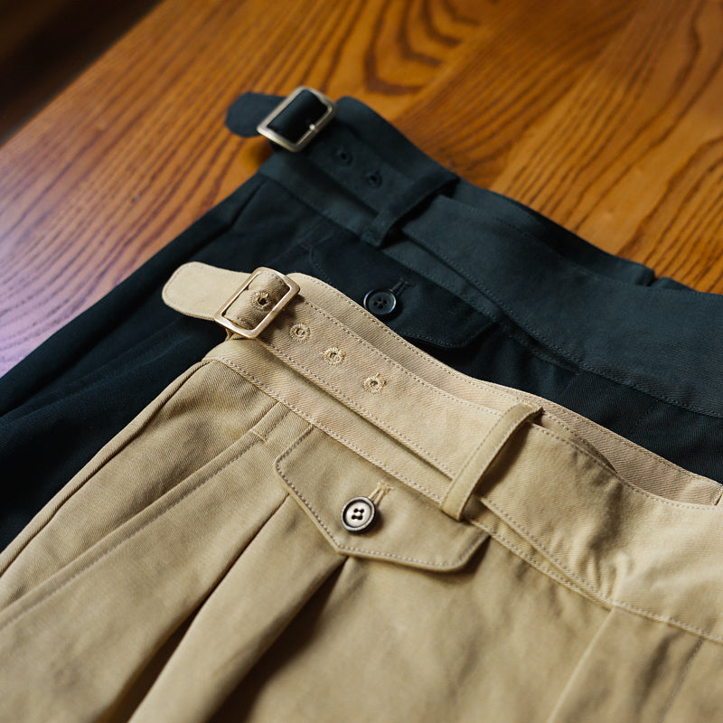 878 Premium Gurkha Loose Cropped Pants v.2