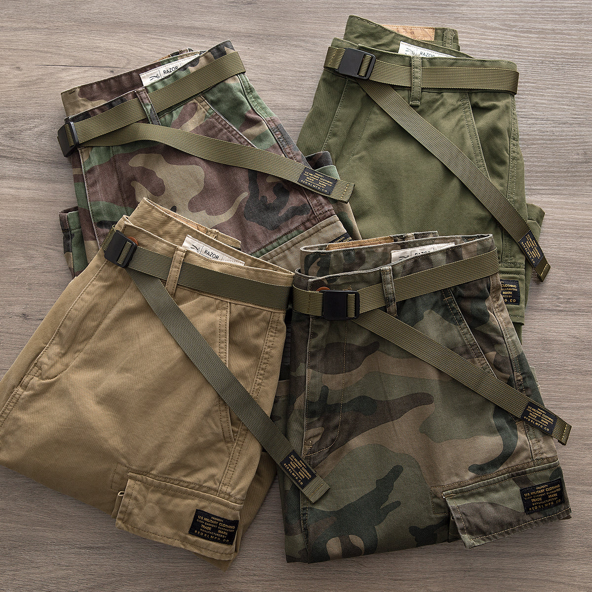 138 Kai Cargo Shorts